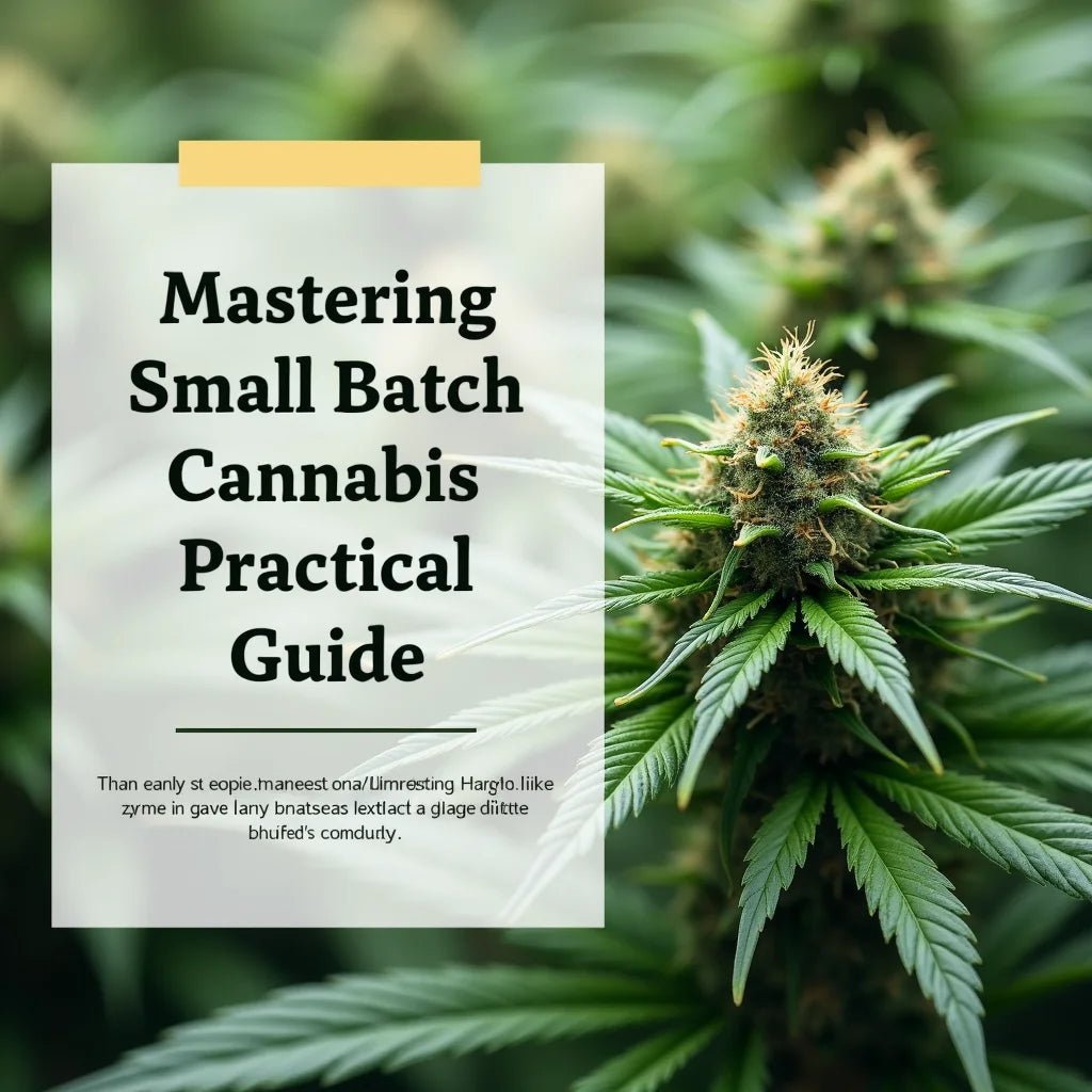 Mastering Small Batch Cannabis Processing Practical Guide - Rosslyn Direct