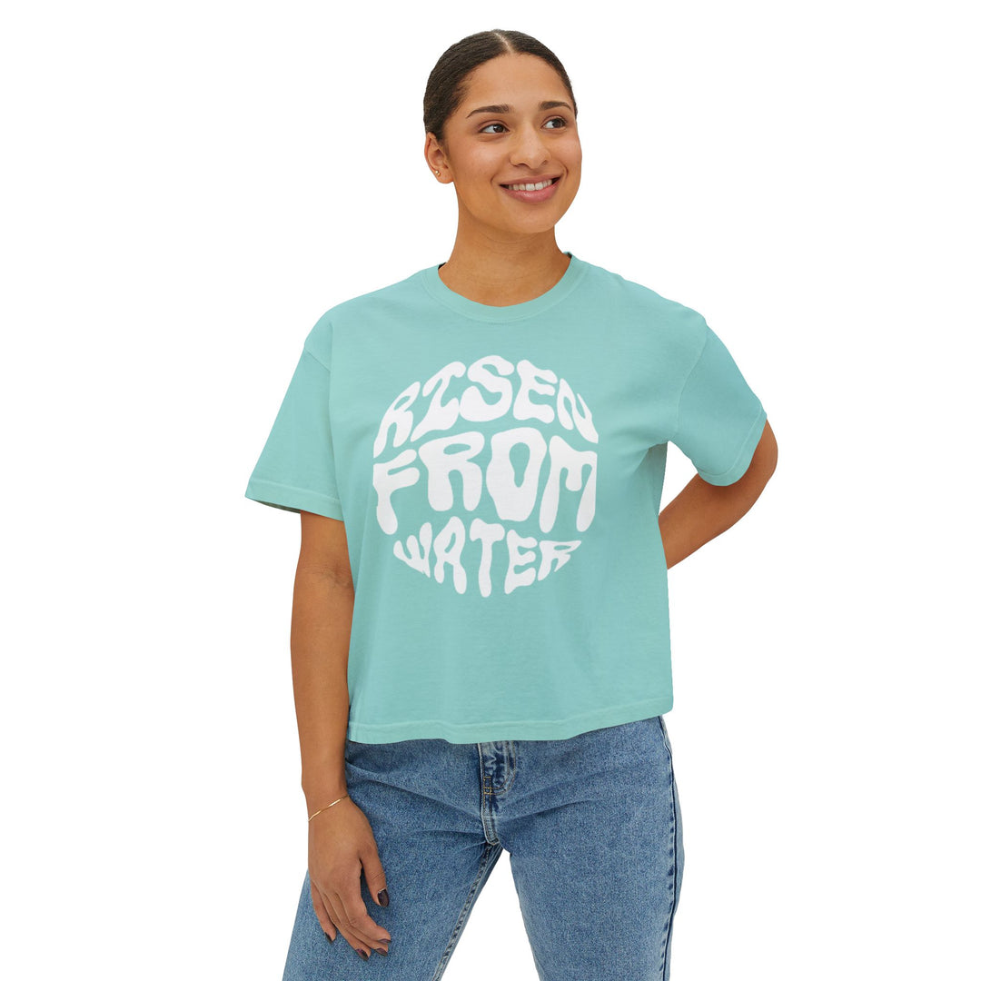 Women’s Boxy Tee - Risen From Water