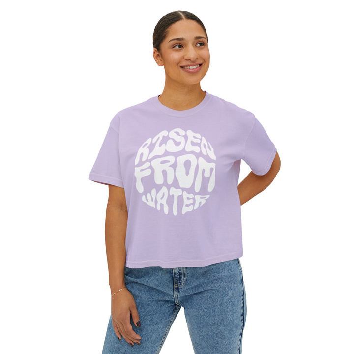 Women’s Boxy Tee - Risen From Water