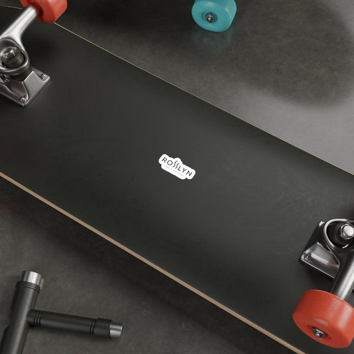 Rosslyn "Risen From Water" Die-Cut Sticker — Minimal Logo Sticker for Laptops & Water Lovers